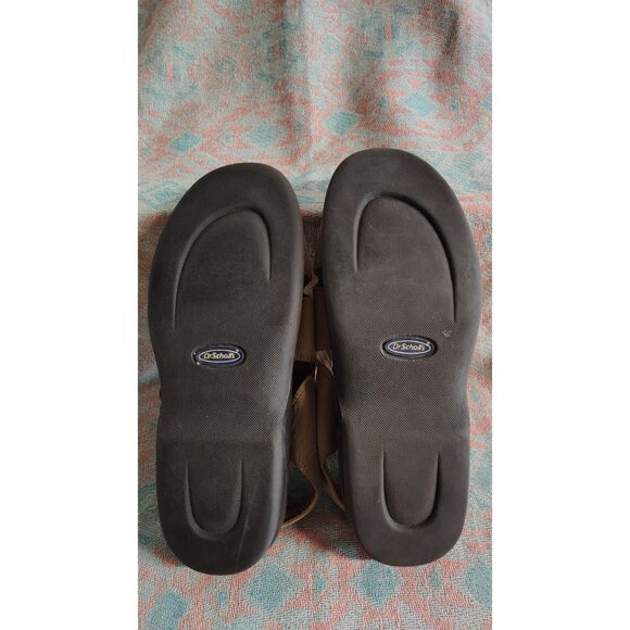 Dr Scholl's Women's Bone Tan Size 8 Floral Ankle Strap Open‎ Toed Sandal - Picture 9 of 9